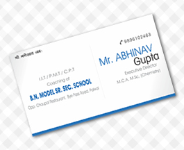 Corporate Identity, Bn Model School, Palwal